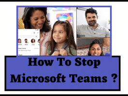 How to stop Microsoft teams