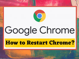 how to restart chrome