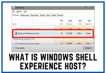 what is windows shell experience host