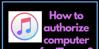 How To Authorize Computer For iTunes