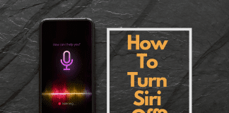 How To Turn Siri Off