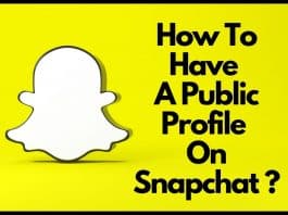 how to have a public profile on snapchat