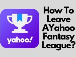 How To Leave A Yahoo Fantasy League