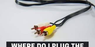 Where Do I Plug The Yellow Cable