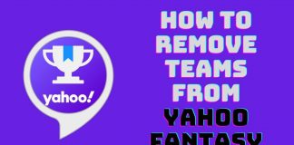 How To Remove Teams From Yahoo Fantasy Football