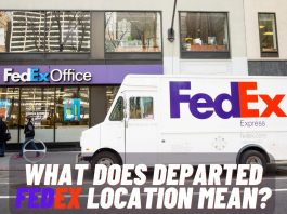 What Does Departed FedEx Location Mean?