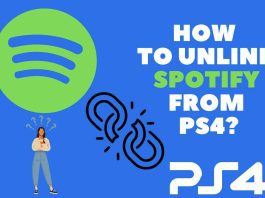 how to unlink spotify from ps4