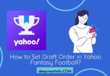 how to set draft order in yahoo fantasy football